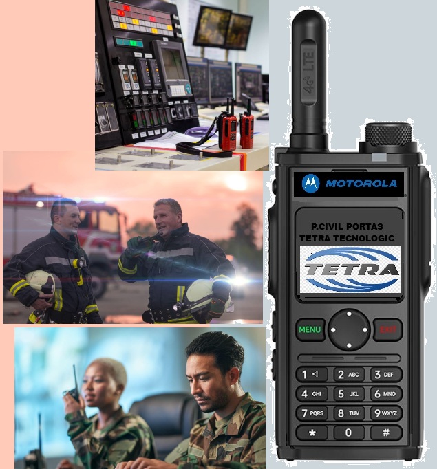 PROTECCION CIVIL DE PORTAS . CON COMUNICACIONS DE VANGARDA TETRA